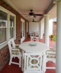 Red Cedar Glen patio with dining table