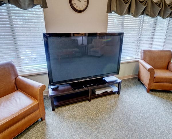 apartment living room tv