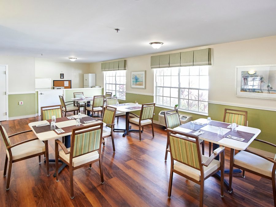 dining room ready for a wonderful meal