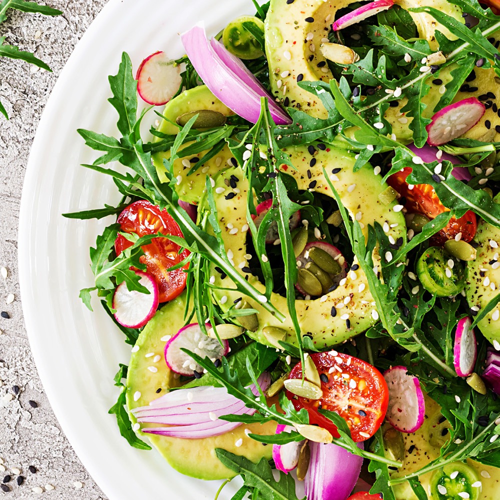 yummy avocado salad