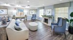 sitting area with fireplace at greenwood place